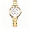 Fashionable Trendy Women's Digital Roman Dial Steel Band Watch