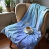 Crowned Blush Bear Soft Flannel Blanket Breathable Warm Throw for Office Car Sofa Kids Room Birthday Xmas Gift