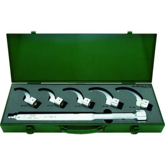 

Asahi Metal Industry Torque Wrench Hook Spanner Set LCK4000