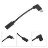 90 Degree Bend Data Transfer Cable Line Micro USB To Type C Adapter Cord Wire