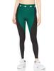 Adidas Techfit Color Block Sports Size Leggings, Women's DKS10, Black/College Green/White (IK6154), J/M