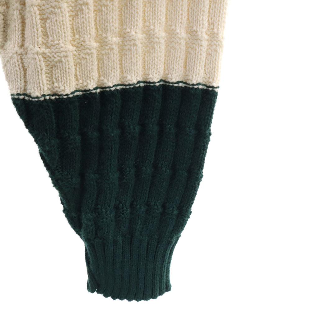 Lee SPORT 90s Old USA made Border Pattern Long sleeve sweater L knit Men's Used