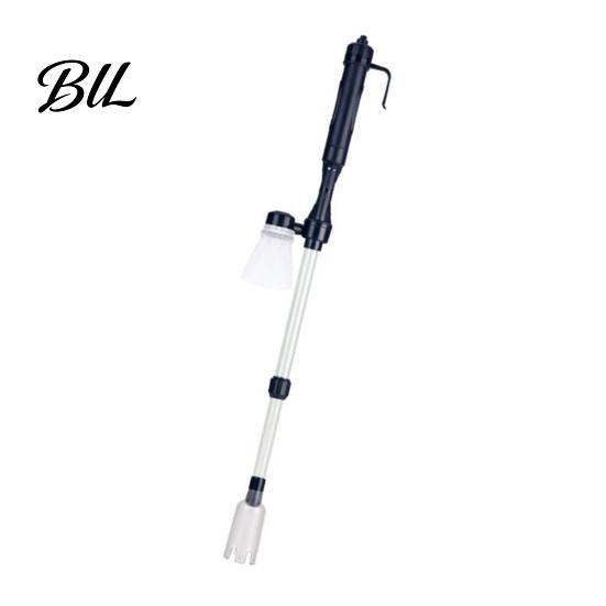 Multi-functional Aquarium Tool Electric Gravel Cleaner, Cordless Fish Tank Vacuum with Adjustable Length, Portable Suction Water Filter Cleaner
