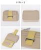 Altro Rose Black Fragment Case with Coin Purse, IC Card Case, Bifold, Women's, Bill Holder, Synthetic Leather, Simple, Pass Case, Elegant, Cute,