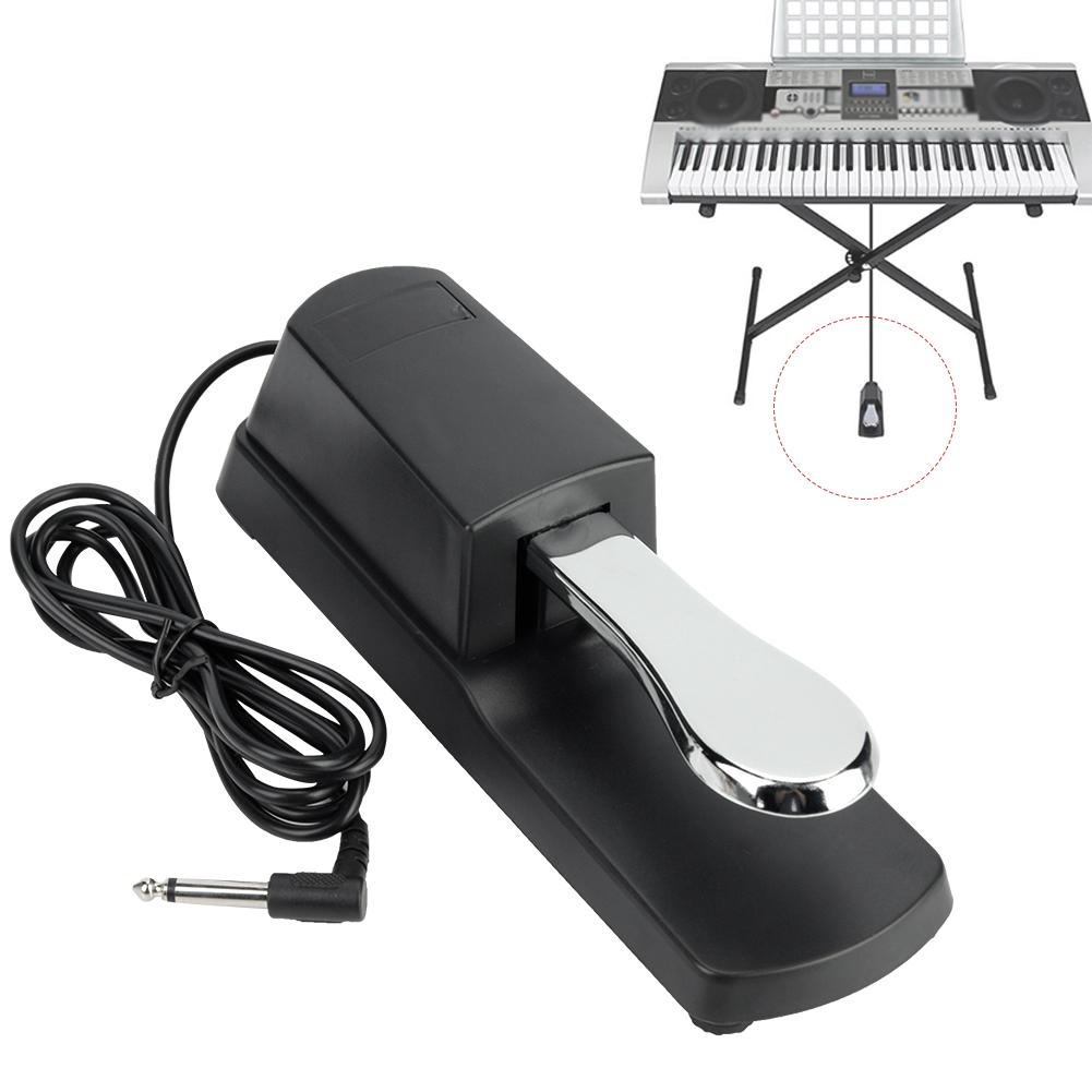 Universal Portable Electronic Keyboard Sustain Pedal for Digital Piano Instrument Accessory