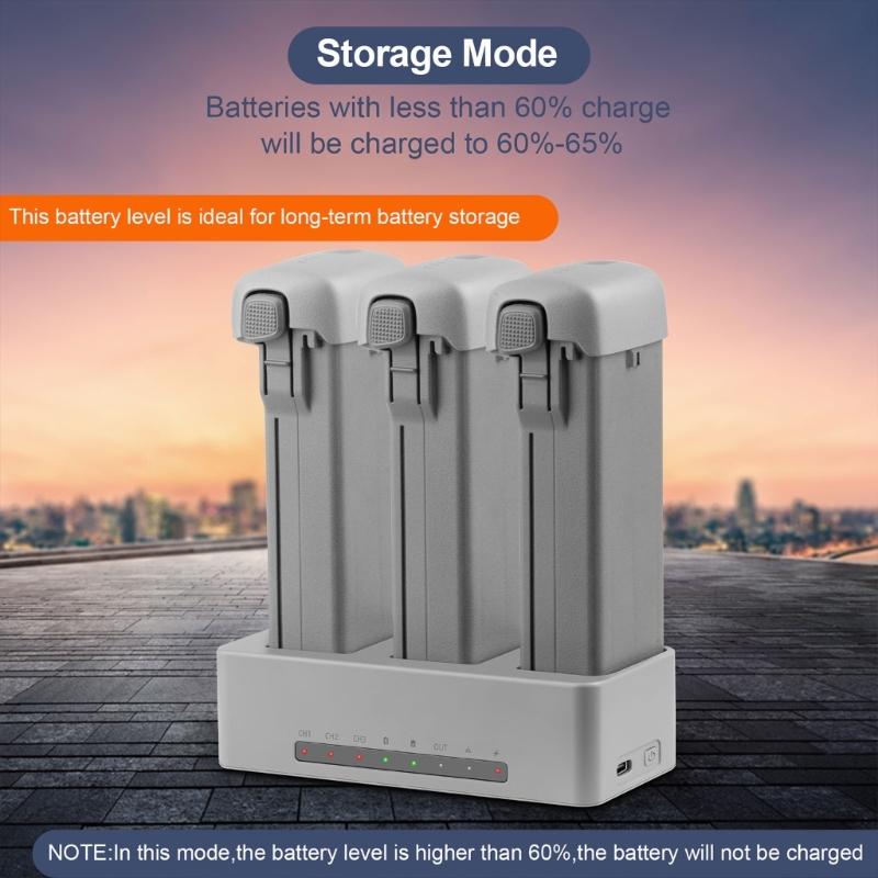 Portable 100W Battery Fast Chargers Charging Station For Avata 360 Drones Batteries Features Overcharge Protections