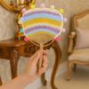 Artistic Handmade DIY Bamboo Fan Romantic Traditional Hand Cranked Fan Chinese Style DIY Material Pack Kindergarten