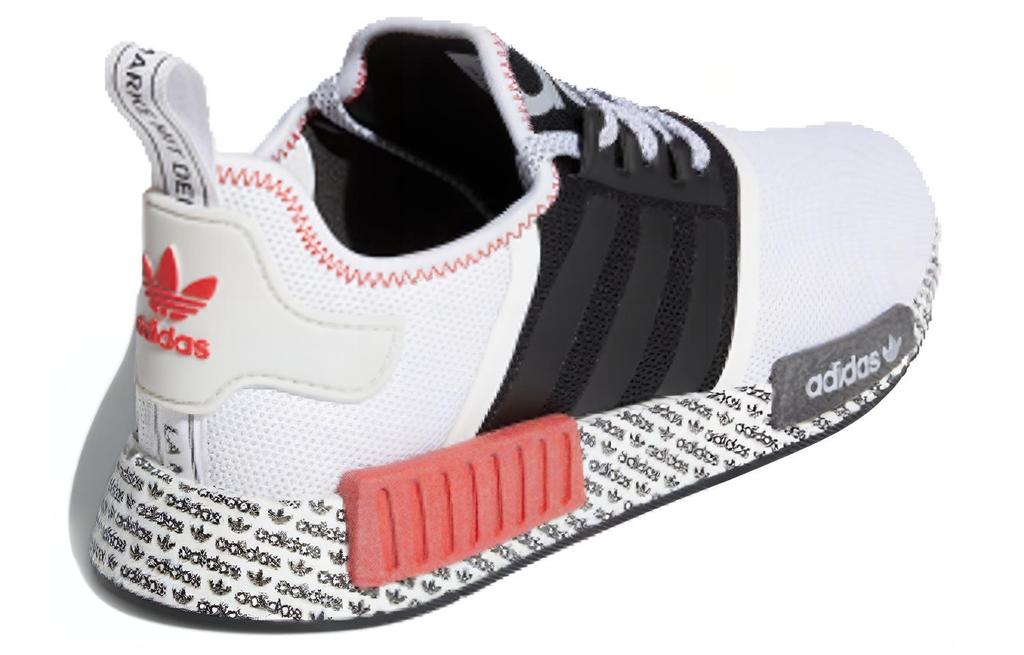 Men's Sneakers adidas NMD R1 Boost Print White Black Red White/Black/Lush Red