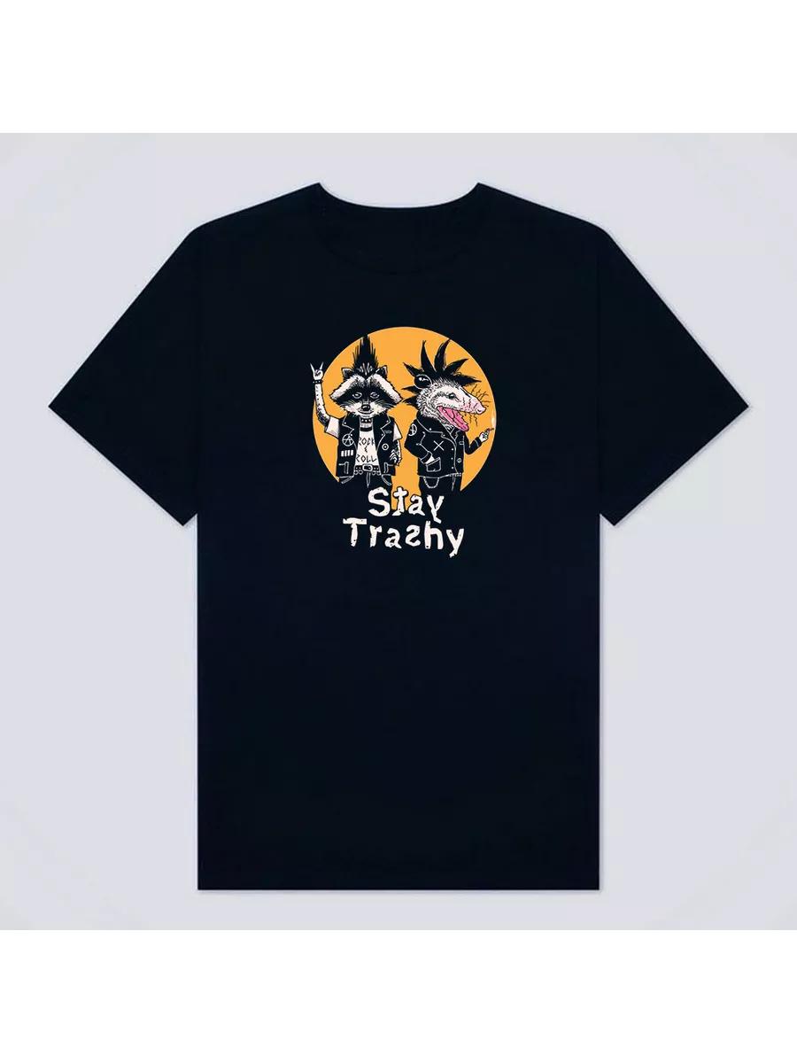 T-shirt with print Raccoon and Polecat 4XL