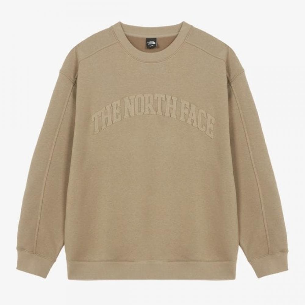 The North Face Nm5mr54d Men S Kinetic Fleece SweatShirt Beige Brown BEIGE BROWN/100