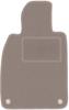 Beige bestuurdersmat voor: Porsche 911 (type 991) coupé, targa, cabriolet (2010-2019)