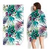 Tropical Sand Free quick dry beach towel Microfiber Bath Towels Beach cushion Swimming personalized Flamingo Beach towels