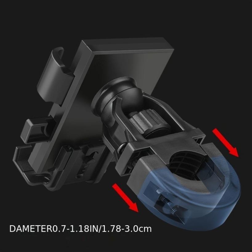 Universal Riding Bracket Anti-slip Mobile Phone Holder 360 Rotation Cell Phone Stand Outdoor Cycling Mountain Biking Support