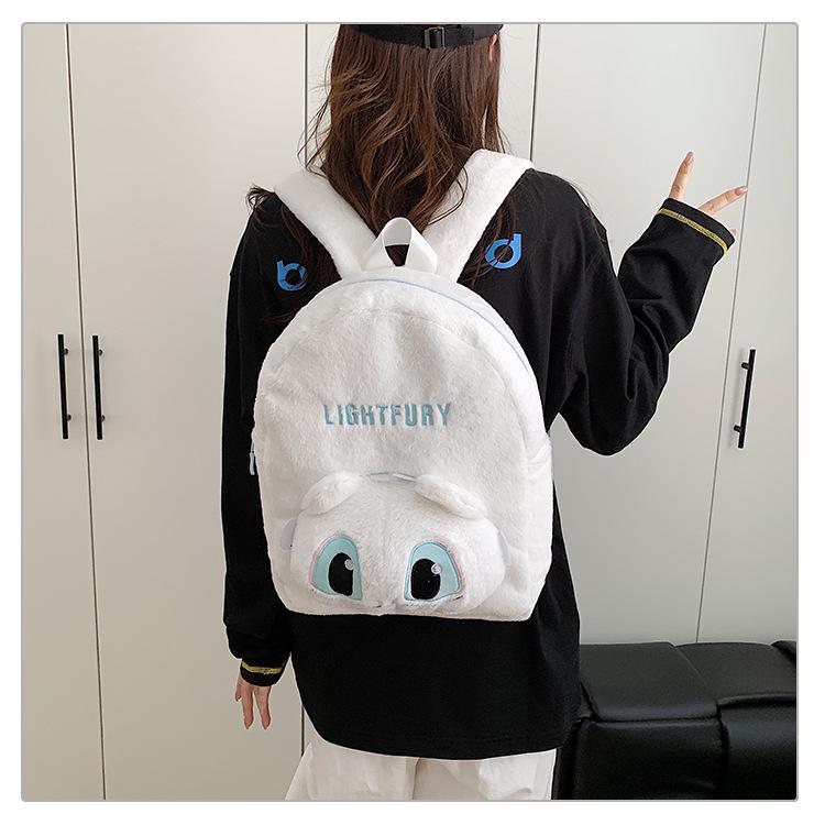 Cartoon Stitch Monster Plüschrucksack - Niedliche Ita-Tasche für Studenten