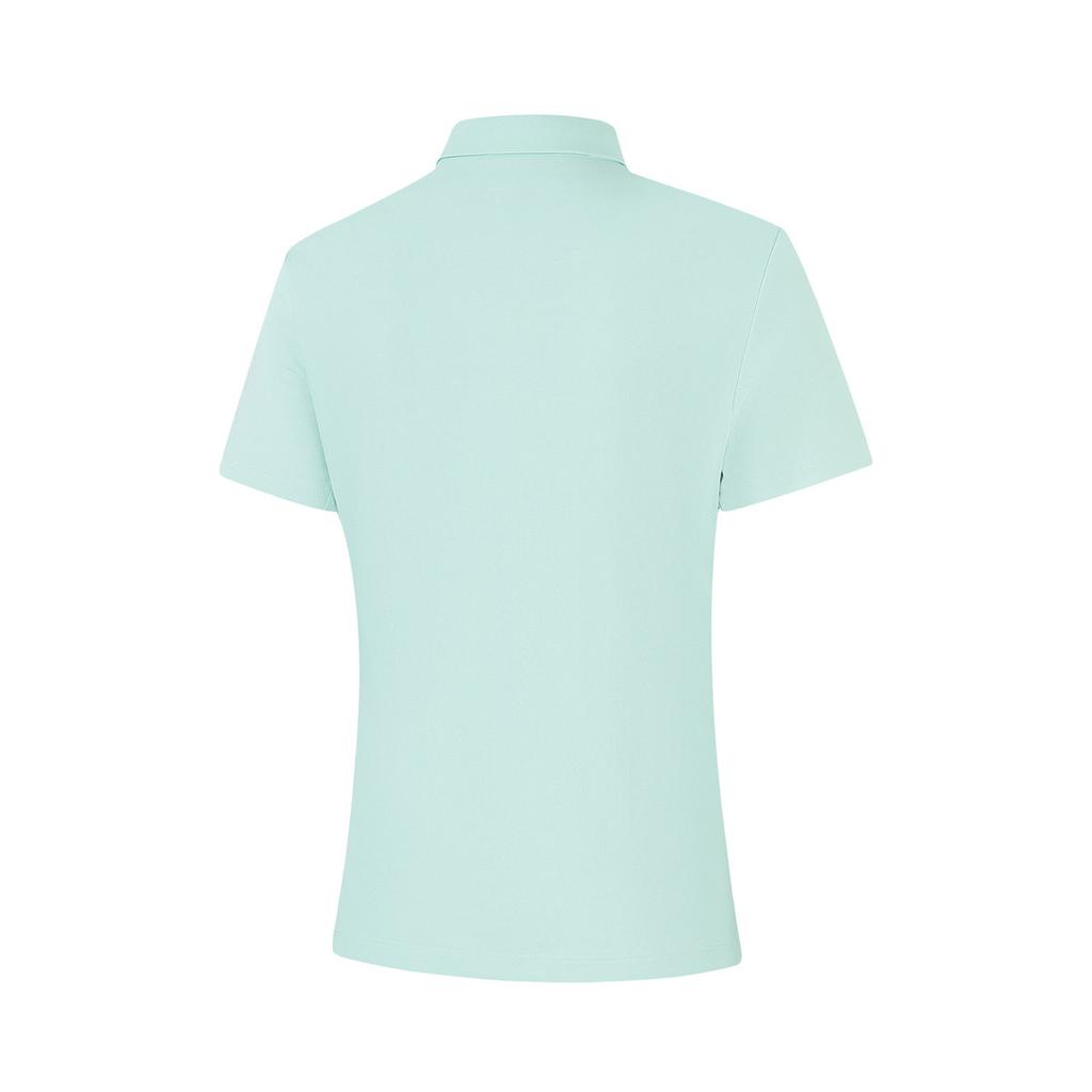 Li-Ning Comfortable Breathable Polo Shirt Women tops Lake-Gray-Blue APLW242-3