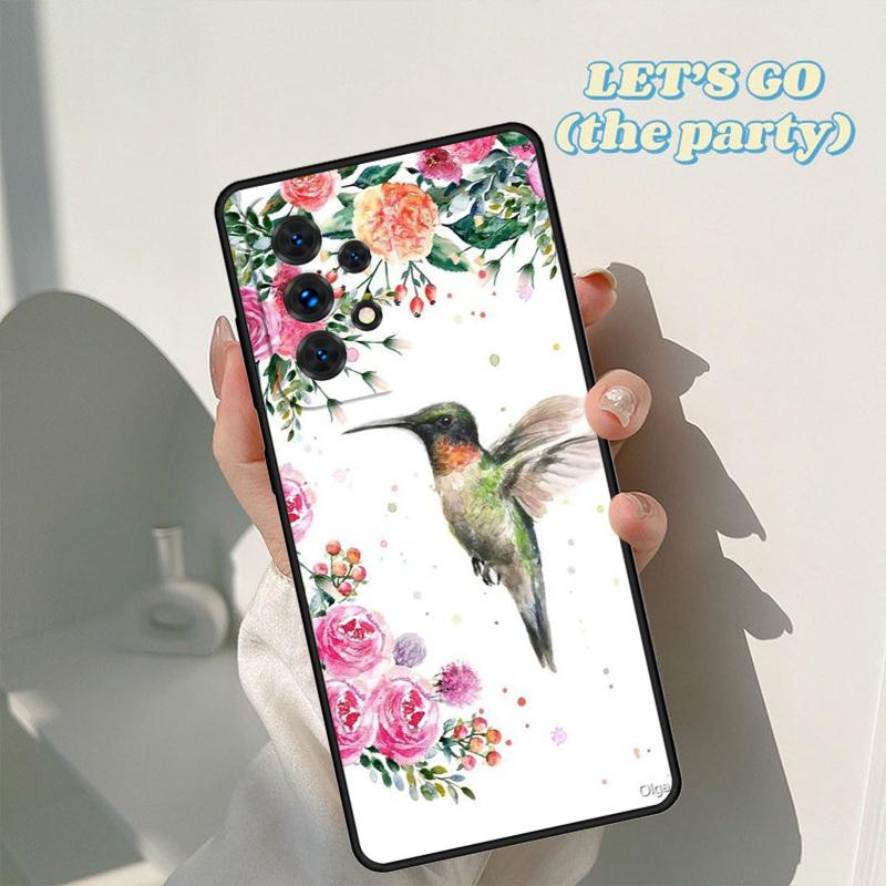 Hummingbird Phone Case For Samsung Galaxy A42 A31 A40 A51 A71 A32 A80 A91 A52 A72 A73 A20e A21S A50 A70 A11 A12 Cover
