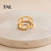 Geometric Shawl Holder Chunky Chain Silk Scarf Clip for Women, Minimalist Wide Band Statement Light Luxury Clasp Buckle Wrap, Fashion Punk Link