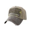 American Rock Alphabet Baseball Cap Women's Wide Brim Big Face Showing Face Small Cap Men's Big Head Circumference Soft Top Hat