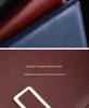 Premium A5 Faux Leather Business Notebook with Custom Logo for Office Meetings