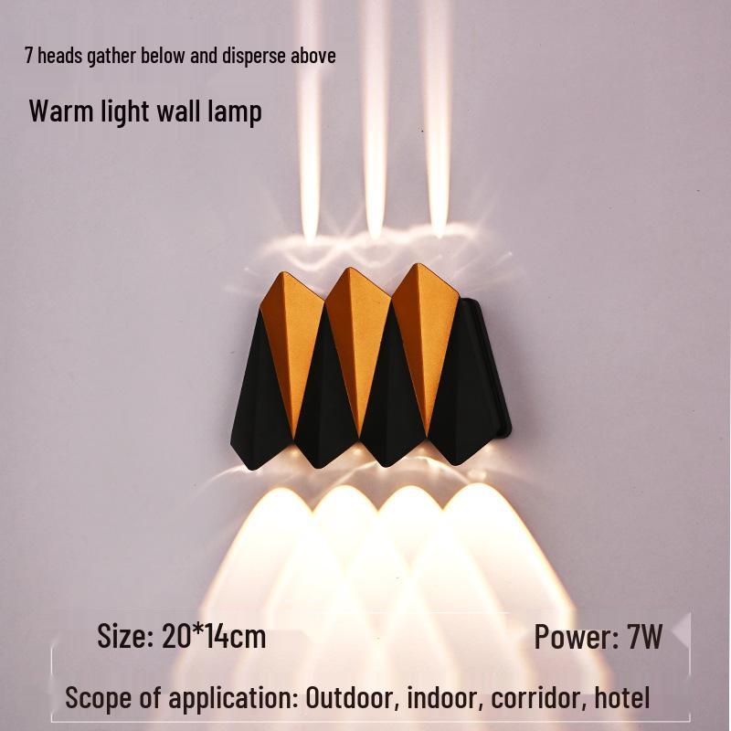 Airplane Series Outdoor Minimalist Wall Light for Villa, Courtyard, Balcony, Corridor, Aisle, or Stairway