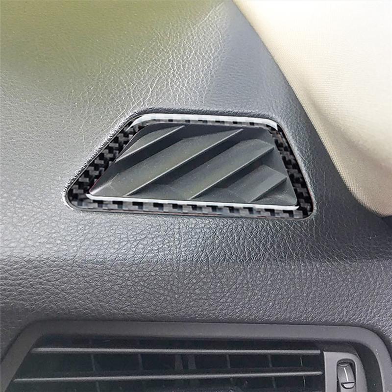 Car Interior Button Panel Cover Decorative Carbon Fiber Sticker For BMW 5 Series F10 2011-2017 Styling Accessories