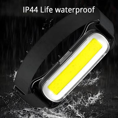 Multi-function Headlight 3 Modes Adjustable Waterproof USB Rechargeable Hands-free Lightweight Outdoor Camping Night Running