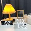 Adjustable LED Electronic Alarm Clock Dual Alarm Desktop Clock  Desk