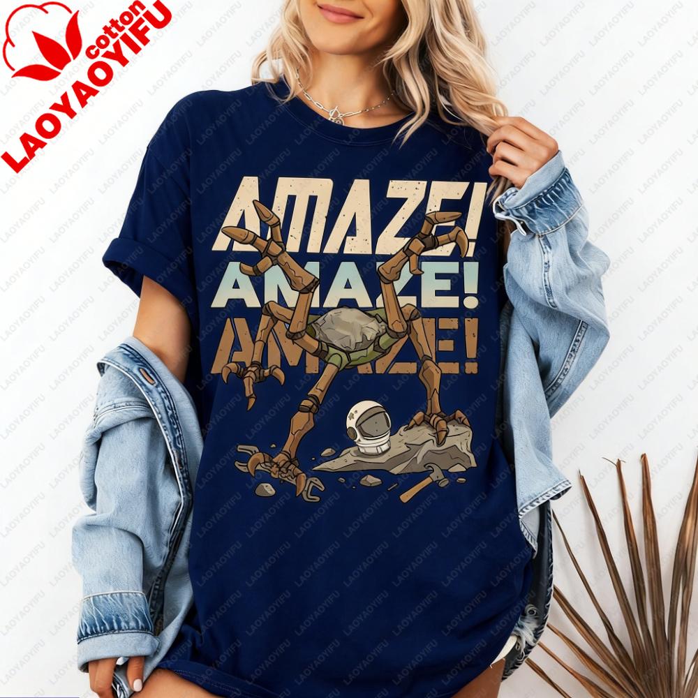 Rocky Amaze Amaze Amaze Shirt Hail Mary Book Inspired Tee Scifi Reader Gift Tshirt Latest Trendy Style Unisex Unisex Cotton Tops