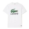 Lacoste T-shirt Regular da Uomo con Stampa Coccodrillo