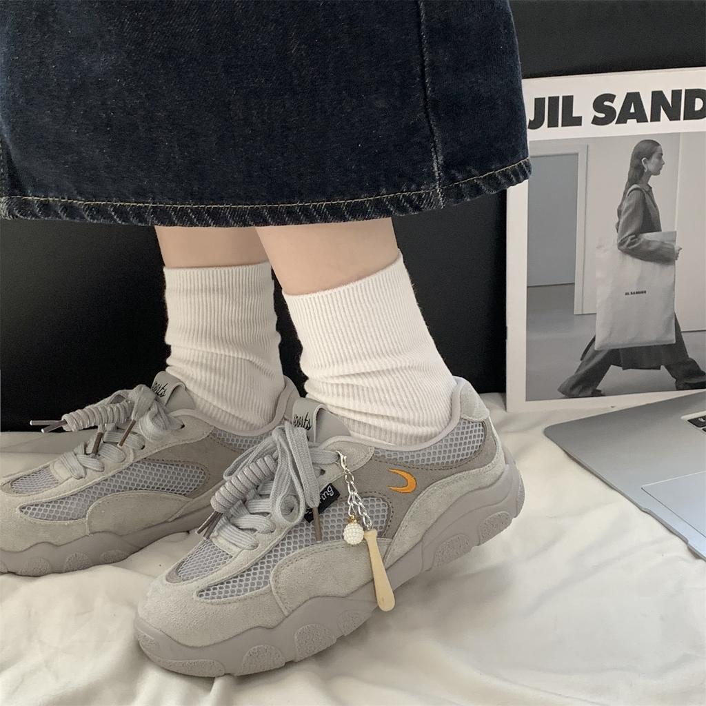 Dexun shoes women's 2025 new popular versatile breathable mesh shoes are not tired of feet fashionable casual women's sports shoes