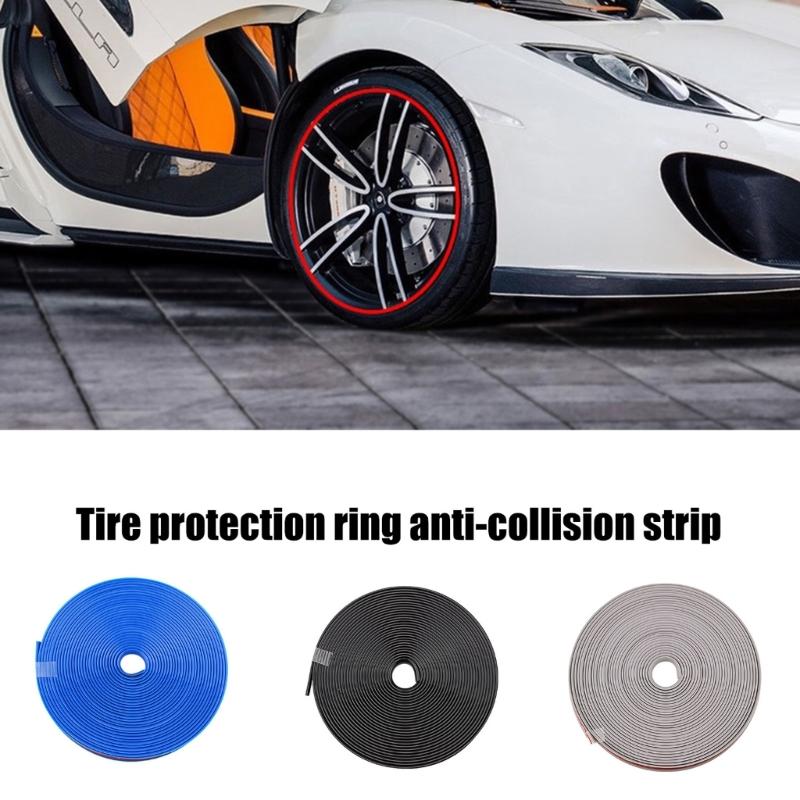 Rims Trim Wheel Protection Strips for Curb Rash and Wheel Scratch Prevention Wheel Decoration Car Styling