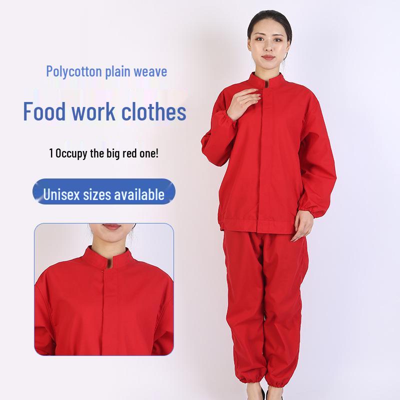Unisex White Workwear Set for Catering, Food Industry, and Bio-Pharmaceuticals