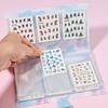 120/240 Slots Nail Sticker Storage Book Clear/Butterfly/Flowers/Leaves Cover Nail Decal Storage Album For Small Sticker