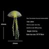 Mini Luminous Silicone Jellyfish for Aquarium Decoration