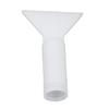 AB Static Mixer Tube Flat Nozzle Adapter External Thread Wide for Industrial Epoxy Resin Adhesive Dispensing Projects