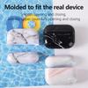 Marble Pattern Case For Apple Airpods Pro 3 Generation Hard PC Cover For AirPods 4 3 1 2 Pro2 Marble Protective Case Fundas