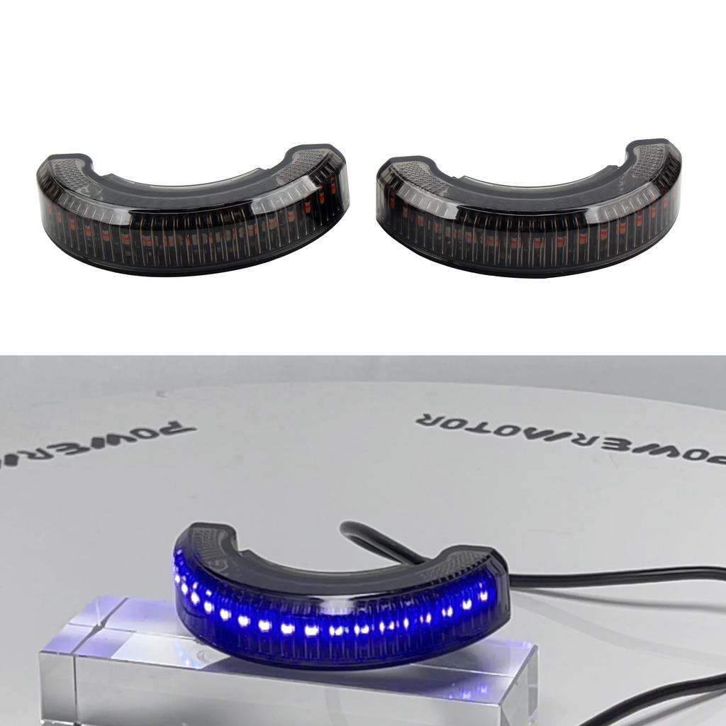 Motorcycle LED Turn Signal Light for BMW Honda Suzuki Kawasaki Front Shock Turn Signal Universal Motocross Street Racing