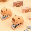 Paper Binding Capybara Stapler Set Effortless Bookbinding Machine  Fixing Tools