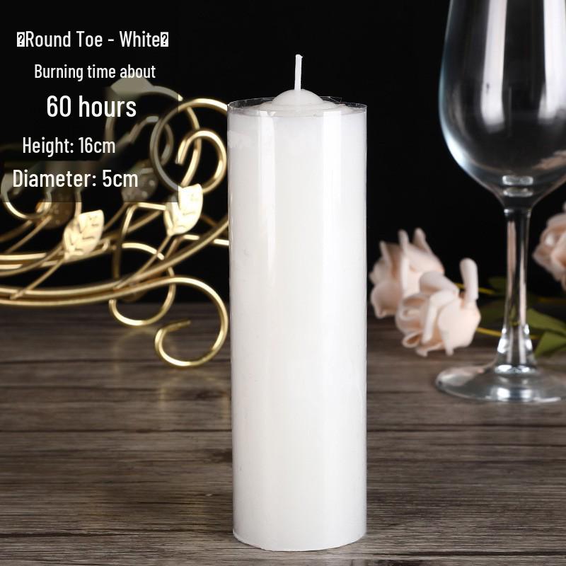 Odorless Paraffin Candle for Power Outages – Long-Burning, Smokeless with Grand Hotel Fragrance for Disaster Prevention