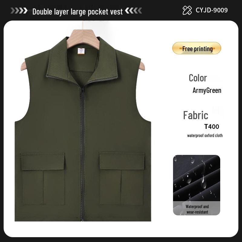 Customized Volunteer & Guide Vests with Logo for Supermarkets & Storage Activities