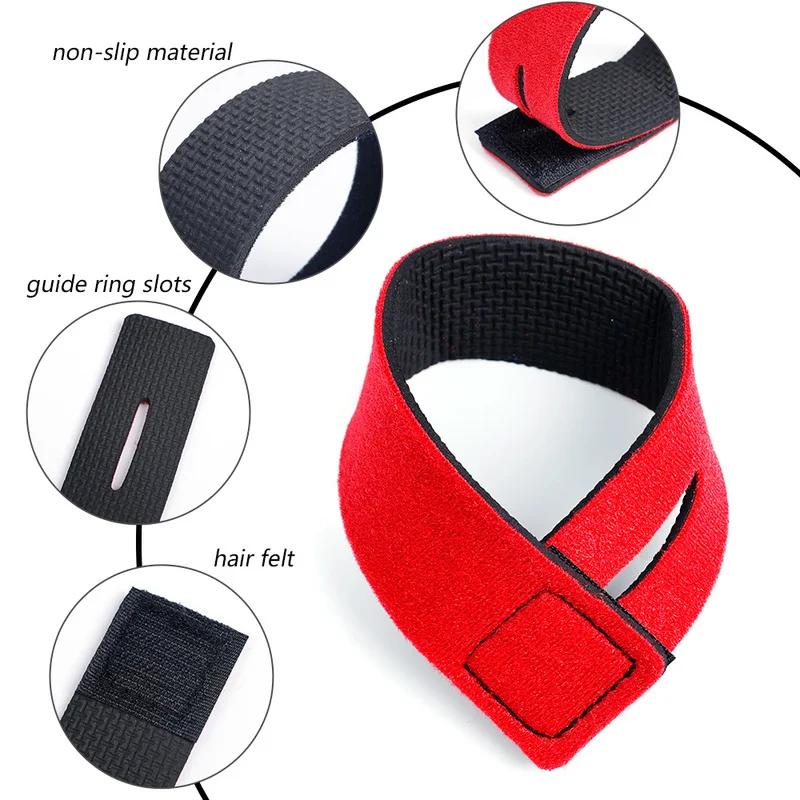 Fishing Rod Tie Holders Straps Fastener Hook Belts Loop carp fishing Ties Belt Elastic Wrap Band Outdoor fishing acesssories