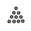 O-ring Replacement for Co2 Regulator 10 Pack Portable Mini Gas Regulator DIY Homebrew