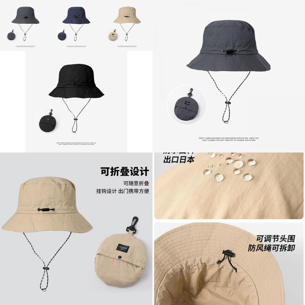Chapéu de Pescador Impermeável de Secagem Rápida Unissex Para Caminhada e Pesca Proteção Solar