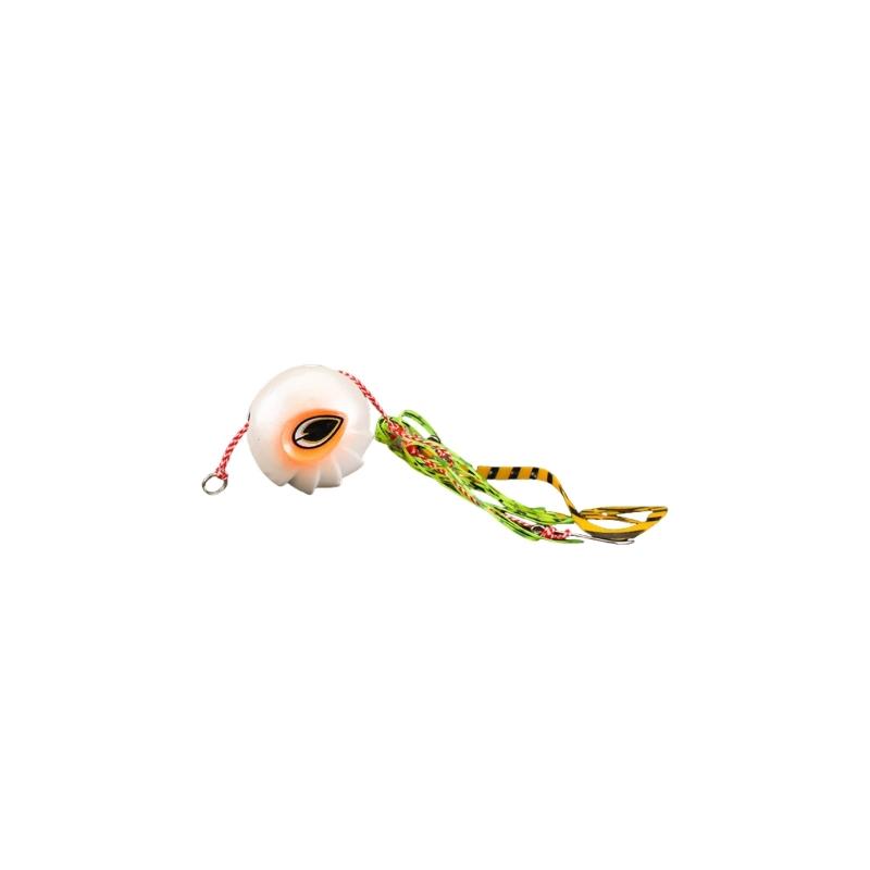 

Sliding Kabura Jig for Snapper Fishing Accessories Kabura Jig Head with Hook Artificial Jigging Fishing Lure Baits помаранчевий/білий