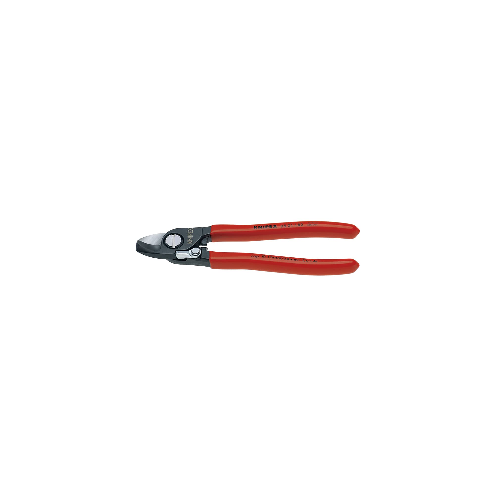 

KNIPEX Cable Cutter (Spring Loaded) (SB) 9521-165