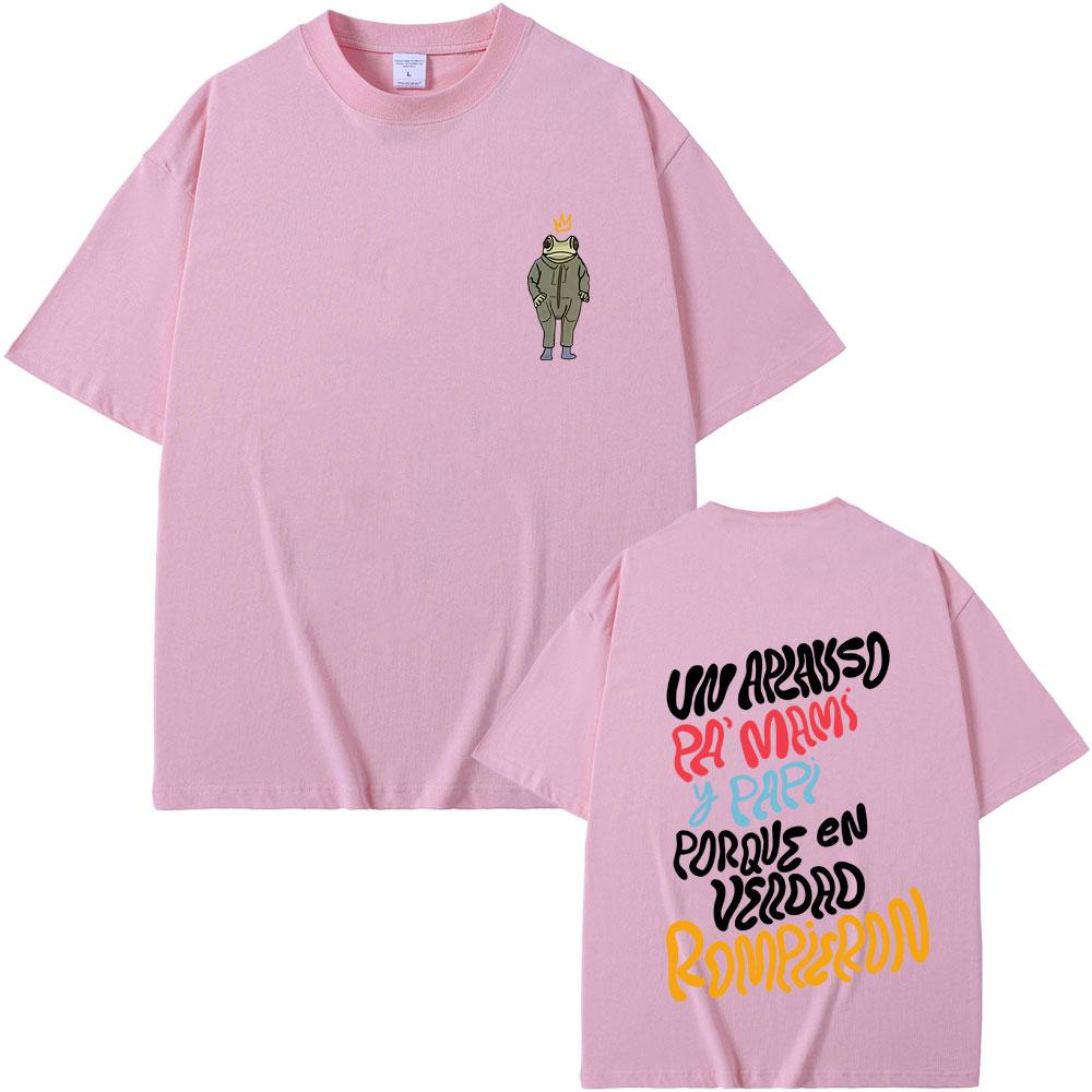 Bad Bunny Debi Tirar Mas Fotos DTMF Graphic Tshirt Men Hip Hop Fashion Streetwear Mens Summer High Quality Soft Cotton Tshirt
