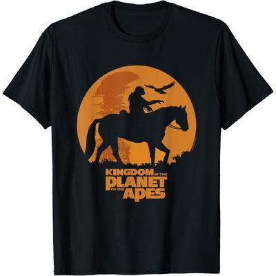 Kingdom of the Planet of the Apes Caesar Moon Silhouette T-Shirt