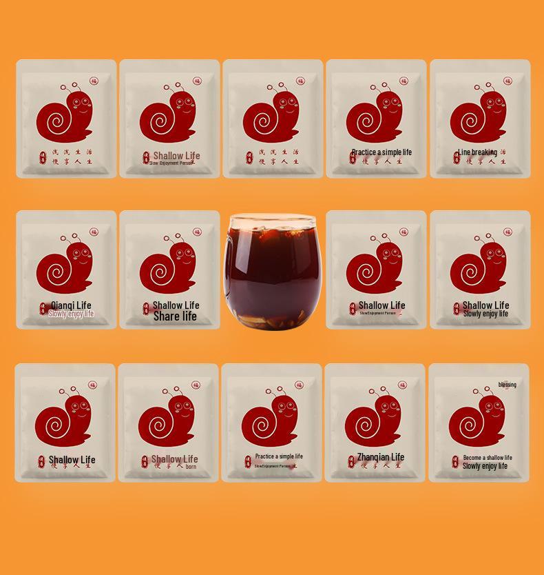 Ginger Jujube Brown Sugar Tea - Comforting Monthly Health Blend with Dried Ginger and Red Jujube