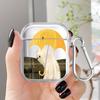 Clear Earphone Cases Cover Case For Airpods Pro3 Pro2 1 Pro 4 3 2 Oil Painting Ghost