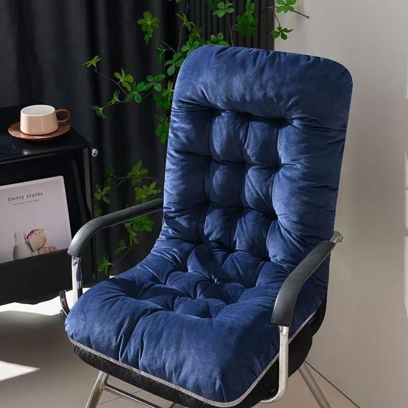 Almofada Integrada para Assento e Encosto de Cadeira de Escritório com Tiras Grossas para Conforto em Longos Períodos Sentado